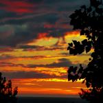 Crépuscule flamboyant