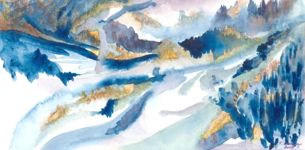 Ocean de neige - Lac de montagne 2009