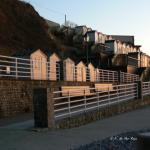 Cabines roses à Veules les Roses